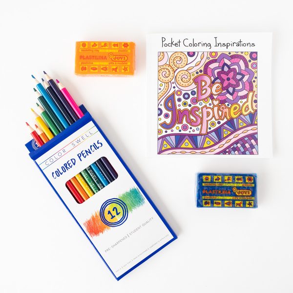 Gratitude Box Pocket Coloring Inspirations