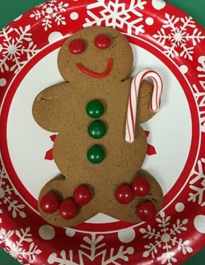 Decorated Gingerbread person